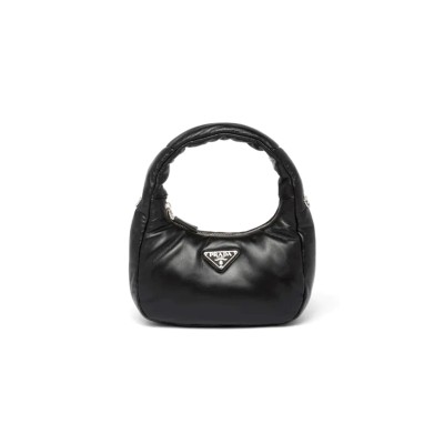 PRADA SOFT PADDED NAPPA LEATHER MINI BAG 1BA384 (21*12.5*6.5cm) 
